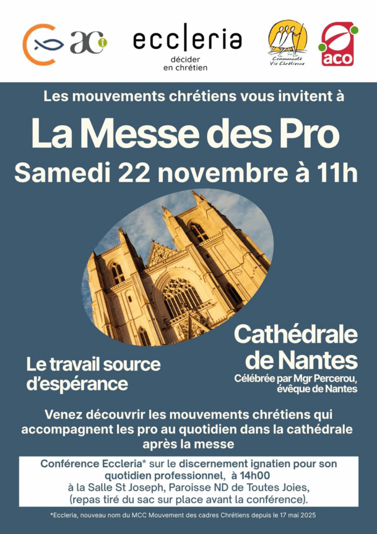 La Messe des Pro samedi 22 novembre 11h 🗓