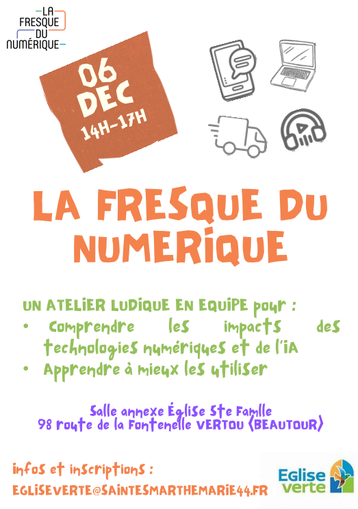 La Fresque du numérique le 6 décembre 2025 🗓