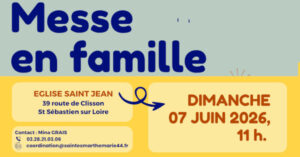 Messe en famille – 7 juin – 11h